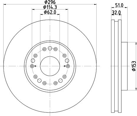 Nisshinbo ND1115K - Тормозной диск autosila-amz.com