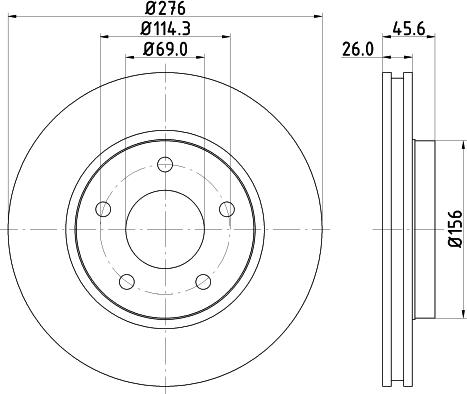 Nisshinbo ND3029K - Тормозной диск autosila-amz.com