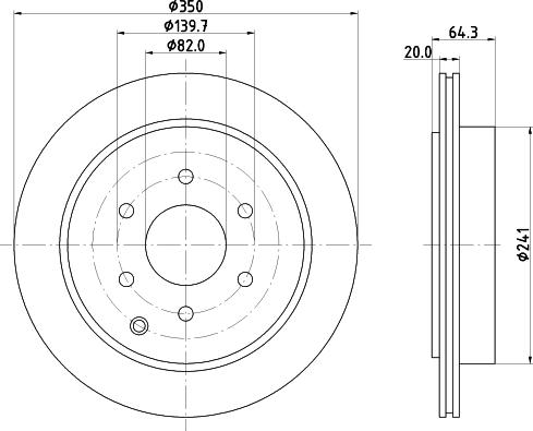 Nisshinbo ND2076K - Тормозной диск autosila-amz.com