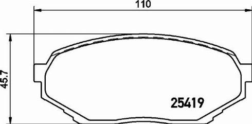 NiBK PF-3380 - Тормозные колодки, дисковые, комплект autosila-amz.com