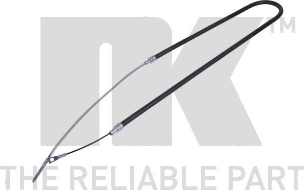 NK 901515 - Трос стояночного тормоза задний BMW (E36) 1631мм (диск.торм.) autosila-amz.com