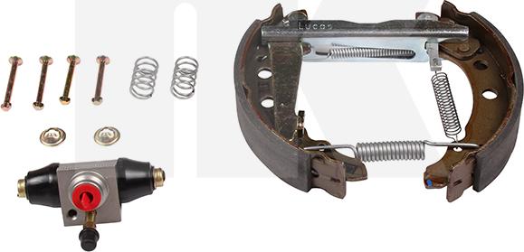 NK 444734002 - Комплект тормозных колодок, барабанные autosila-amz.com