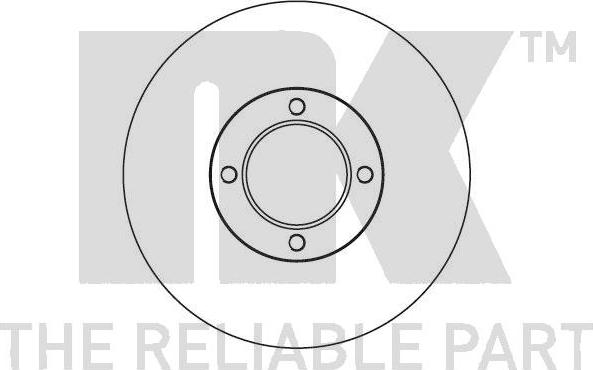 NK 204525 - Тормозной диск autosila-amz.com