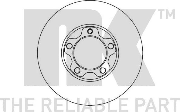 NK 204709 - Тормозной диск autosila-amz.com