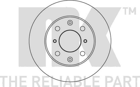 NK 202617 - Тормозной диск autosila-amz.com
