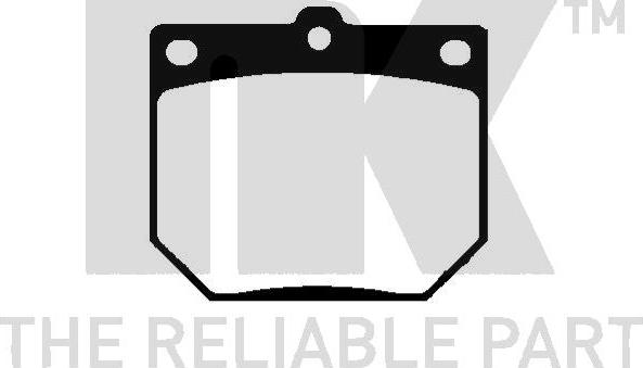 NK 229928 - Тормозные колодки, дисковые, комплект autosila-amz.com