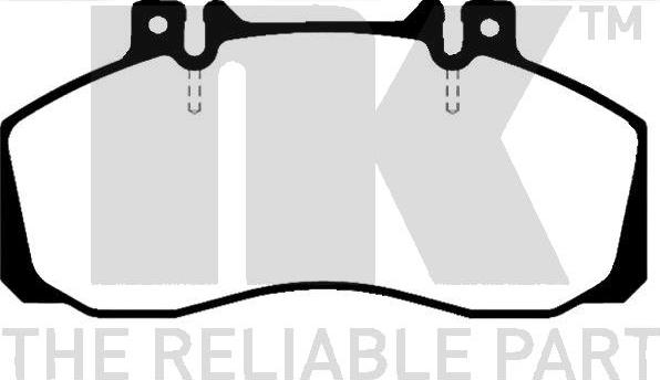 NK 223336 - Тормозные колодки, дисковые, комплект autosila-amz.com
