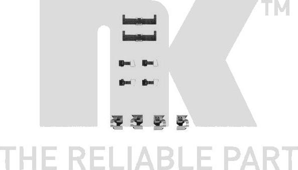 NK 7945034 - Комплектующие для колодок дискового тормоза autosila-amz.com