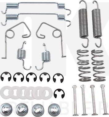 NK 7925705 - Комплектующие, барабанный тормозной механизм autosila-amz.com