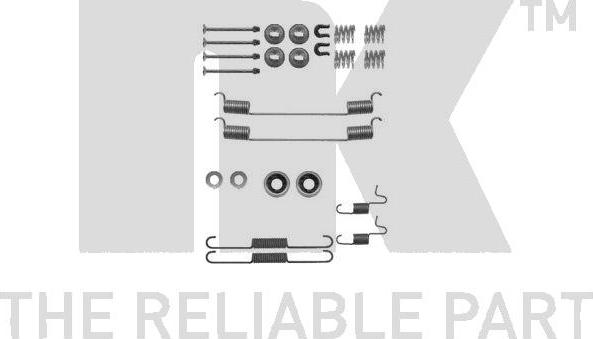 NK 7922818 - Комплектующие, барабанный тормозной механизм autosila-amz.com