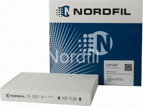 NORDFIL CN1007 - Фильтр воздуха в салоне autosila-amz.com