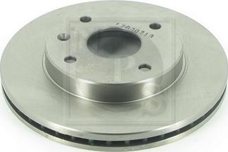 NPS D330O07 - Тормозной диск autosila-amz.com