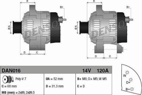 NPS DAN016 - Генератор autosila-amz.com