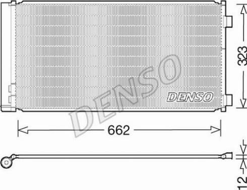 NPS DCN05103 - Конденсатор кондиционера autosila-amz.com