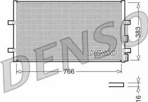 NPS DCN10009 - Конденсатор кондиционера autosila-amz.com