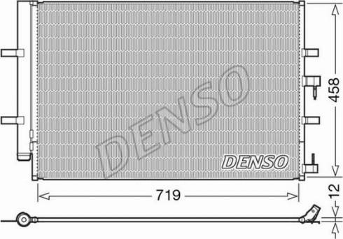 NPS DCN10036 - Конденсатор кондиционера autosila-amz.com