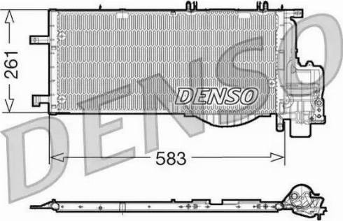 NPS DCN20022 - Конденсатор кондиционера autosila-amz.com