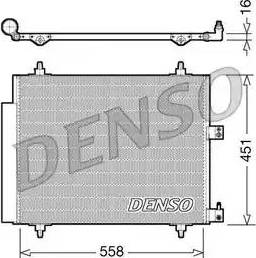 NPS DCN21005 - Конденсатор кондиционера autosila-amz.com