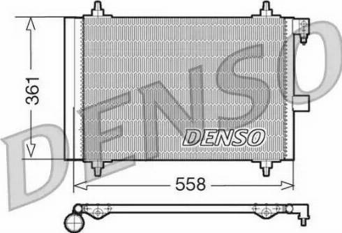 NPS DCN21025 - Конденсатор кондиционера autosila-amz.com