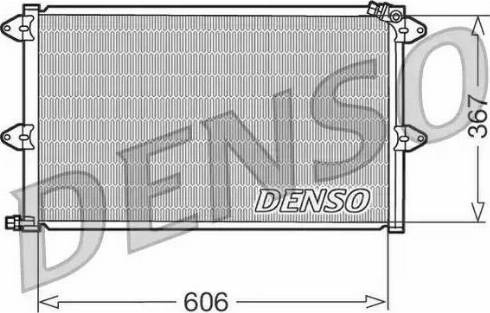 NPS DCN27001 - Конденсатор кондиционера autosila-amz.com