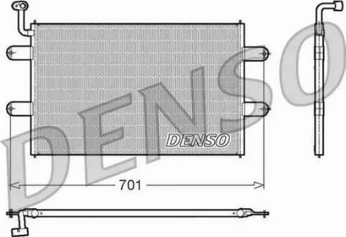 NPS DCN27003 - Конденсатор кондиционера autosila-amz.com