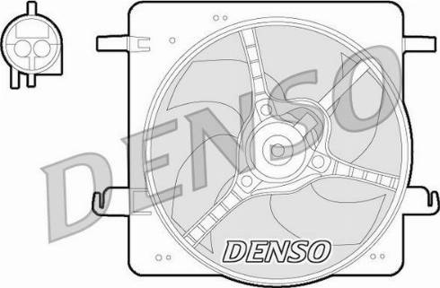 NPS DER10008 - Вентилятор, охлаждение двигателя autosila-amz.com