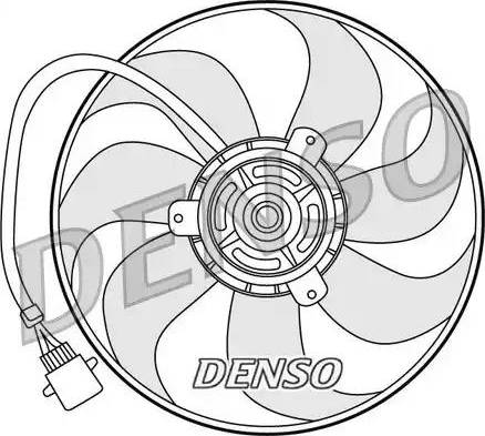 NPS DER32006 - Вентилятор, охлаждение двигателя autosila-amz.com