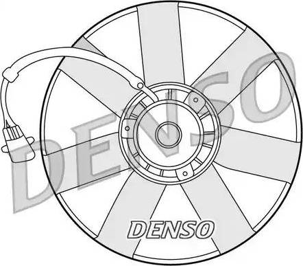 NPS DER32002 - Вентилятор, охлаждение двигателя autosila-amz.com