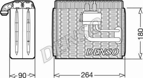 NPS DEV09004 - Испаритель, кондиционер autosila-amz.com