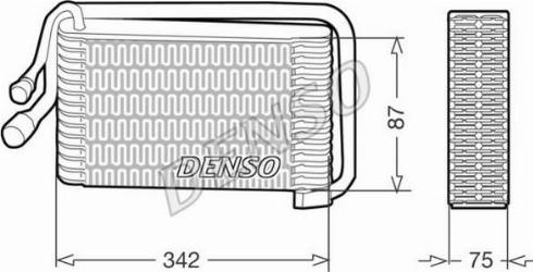 NPS DEV09001 - Испаритель, кондиционер autosila-amz.com