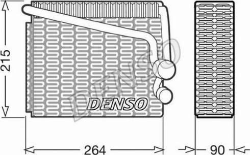 NPS DEV01001 - Испаритель, кондиционер autosila-amz.com