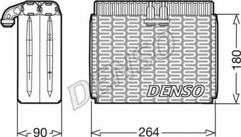 NPS DEV01002 - Испаритель, кондиционер autosila-amz.com