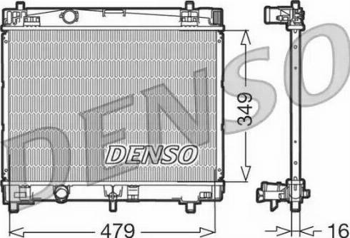 NPS DRM50003 - Радиатор, охлаждение двигателя autosila-amz.com