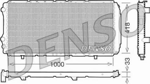 NPS DRM09075 - Радиатор, охлаждение двигателя autosila-amz.com