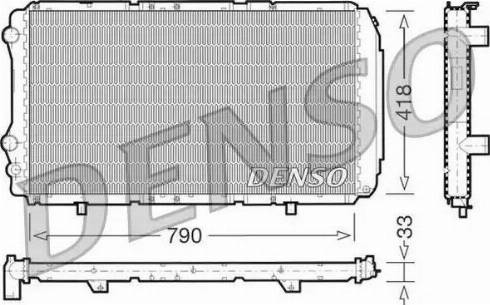 NPS DRM09076 - Радиатор, охлаждение двигателя autosila-amz.com