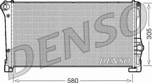 NPS DRM09104 - Радиатор, охлаждение двигателя autosila-amz.com