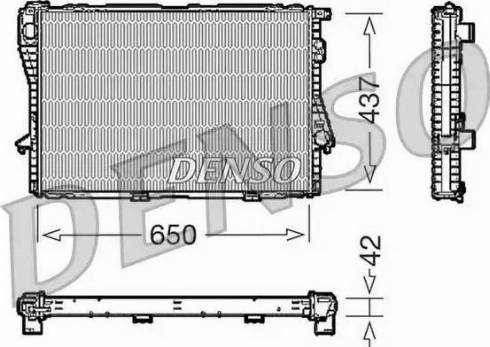NPS DRM05068 - Радиатор, охлаждение двигателя autosila-amz.com