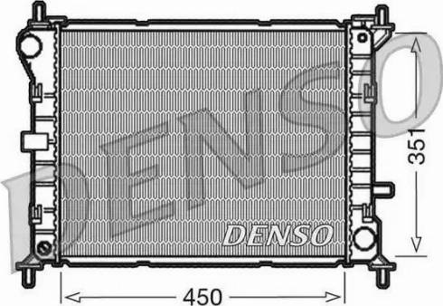 NPS DRM10050 - Радиатор, охлаждение двигателя autosila-amz.com