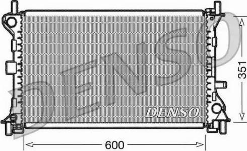 NPS DRM10052 - Радиатор, охлаждение двигателя autosila-amz.com