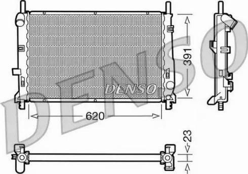 NPS DRM10070 - Радиатор, охлаждение двигателя autosila-amz.com