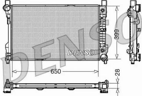 NPS DRM17079 - Радиатор, охлаждение двигателя autosila-amz.com