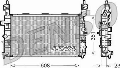 NPS DRM20093 - Радиатор, охлаждение двигателя autosila-amz.com