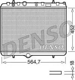 NPS DRM21055 - Радиатор, охлаждение двигателя autosila-amz.com