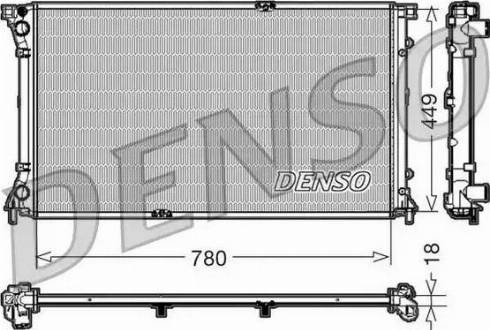 NPS DRM23097 - Радиатор, охлаждение двигателя autosila-amz.com