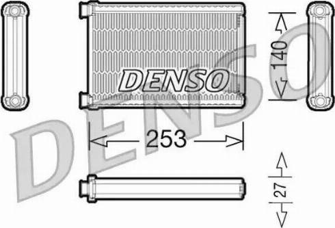 NPS DRR05005 - Теплообменник, отопление салона autosila-amz.com