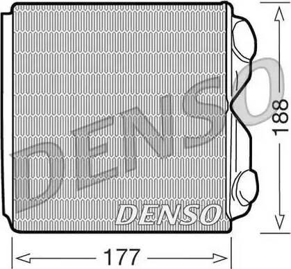 NPS DRR25010 - Теплообменник, отопление салона autosila-amz.com