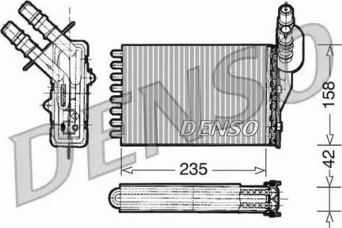 NPS DRR23001 - Теплообменник, отопление салона autosila-amz.com