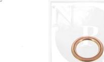 NPS M129A02 - Уплотнительное кольцо, резьбовая пробка маслосливного отверстия autosila-amz.com