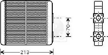 NPS N159N00 - Теплообменник, отопление салона autosila-amz.com