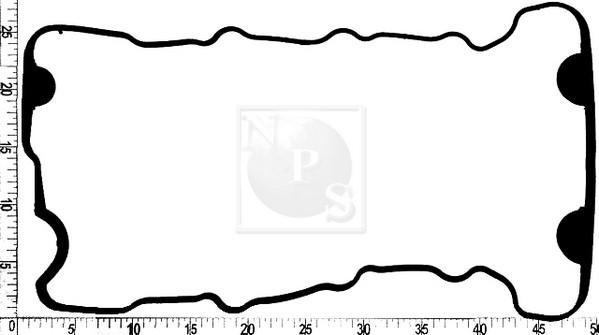 NPS N122N32 - Прокладка, крышка головки цилиндра autosila-amz.com